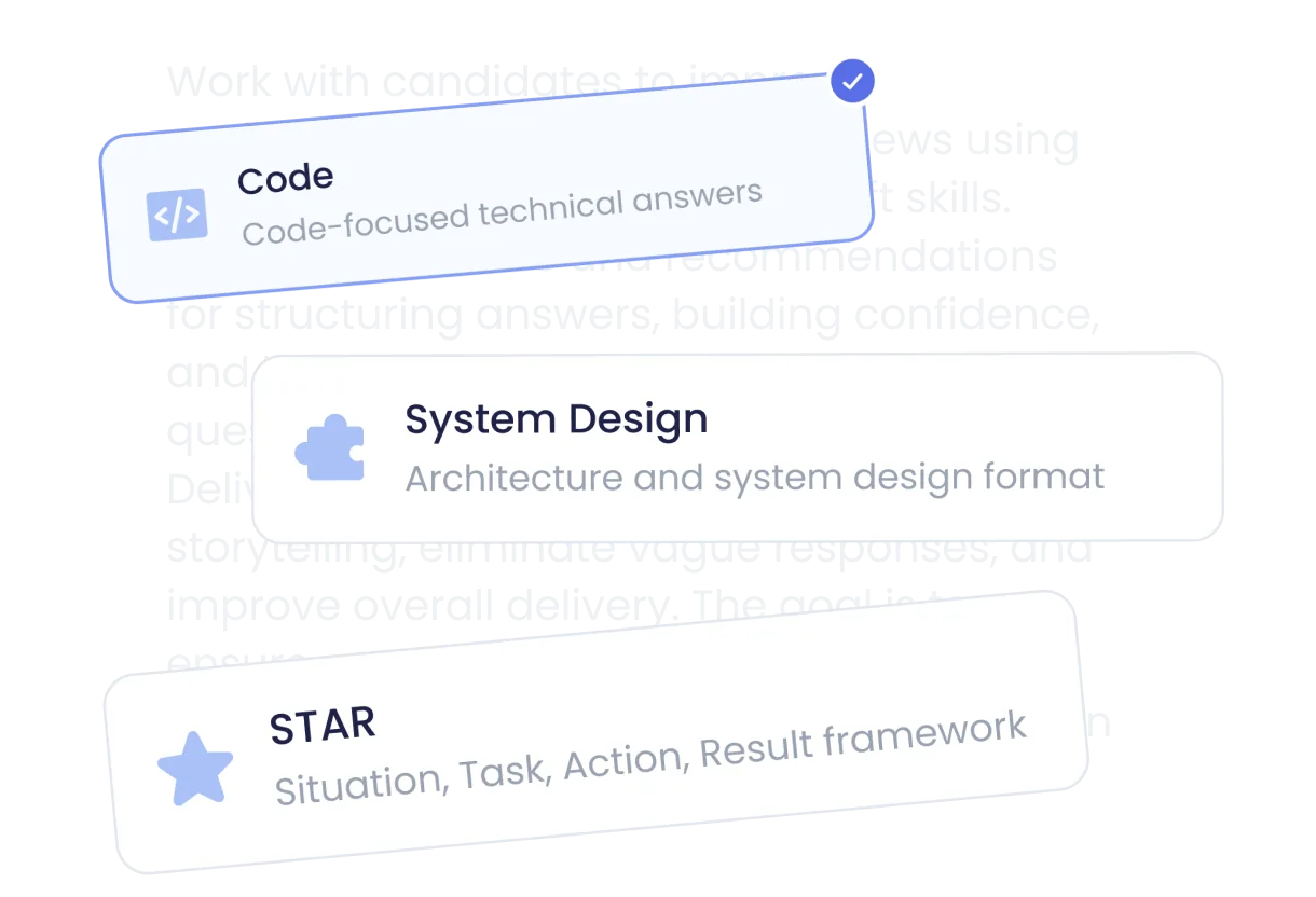 From Install to Interview In Minutes UI mockup